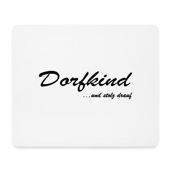 Dorfkind - Mousepad (Querformat) - Weiß - Vorne