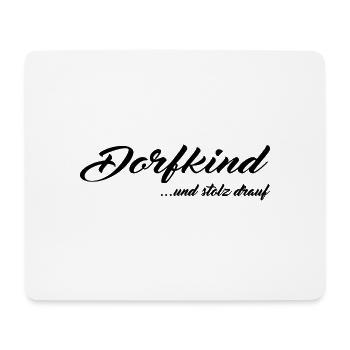 Dorfkind - Mousepad (Querformat) - Weiß - Vorne