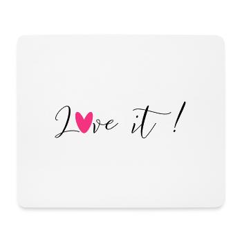 Love - Mouse Pad (horizontal) - white - Front