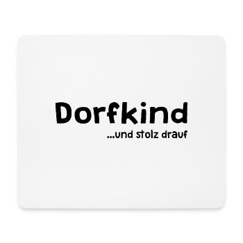 Dorfkind - Mousepad (Querformat) - Weiß - Vorne