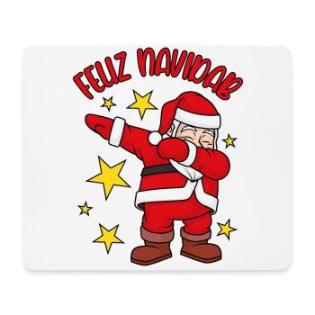 Feliz Navidad Dabbing Weihnachtsmann Feliz NaviDAB - Mousepad (Querformat) - Weiß - Vorne