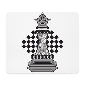 Chess Lady - Mouse Pad (horizontal) - white - Front