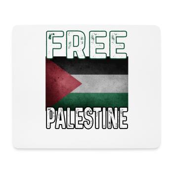 Free Gaza Free Palestine - Mouse Pad (horizontal) - white - Front