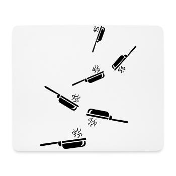 Cooking pan - Mouse Pad (horizontal) - white - Front