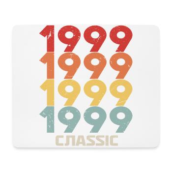 1999 Anniversaire dans le style vintage classique 1999 - Tapis de souris (format paysage) - blanc - Devant