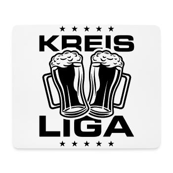 Kreis Liga - Mousepad (Querformat) - Weiß - Vorne