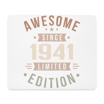 Original 1941 Vintage Vintage anniversaire 1941 - Tapis de souris (format paysage) - blanc - Devant