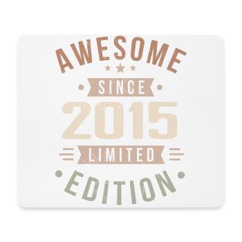 Original 2015 Millésime Vintage Anniversaire 2015 - Tapis de souris (format paysage) - blanc - Devant