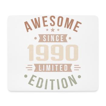 Original 1990 Jahrgang Vintage Geburtstag 1990 - Mousepad (Querformat) - Weiß - Vorne