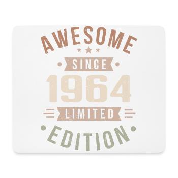 Original 1964 Jahrgang Vintage Geburtstag 1964 - Mousepad (Querformat) - Weiß - Vorne