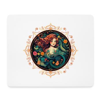 Mermaid Colorful - Mouse Pad (horizontal) - white - Front