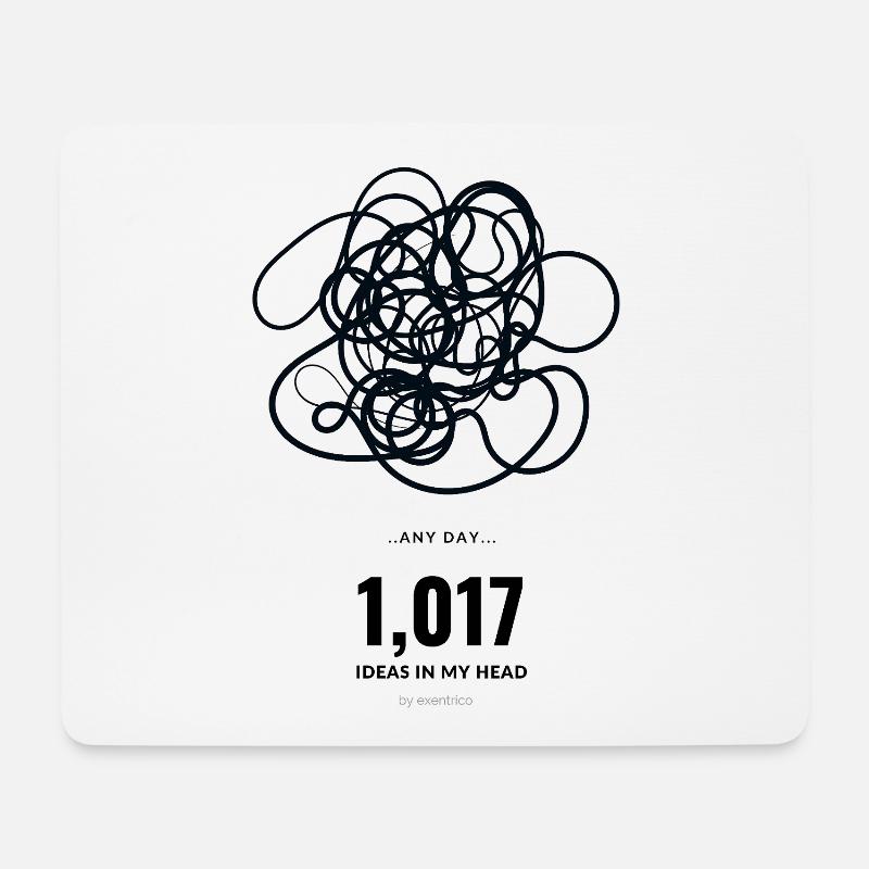 IDEEN - Mousepad (Querformat) - Weiß