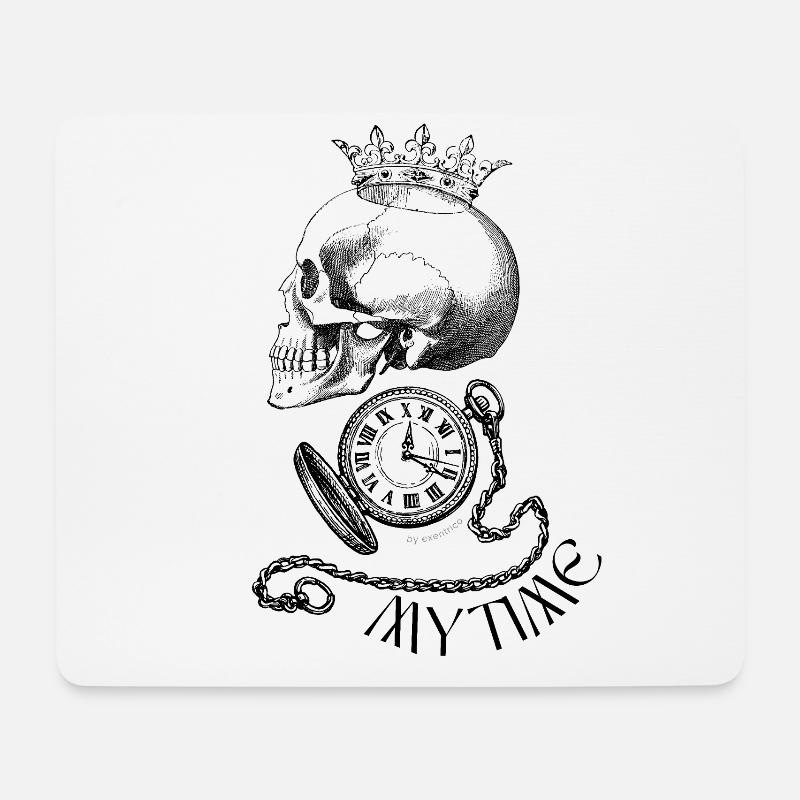 MEINE ZEIT - Mousepad (Querformat) - Weiß