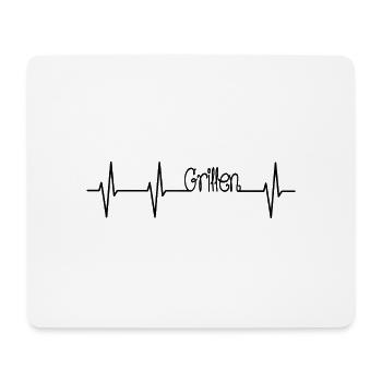 BBQ - Mousepad (Querformat) - Weiß - Vorne