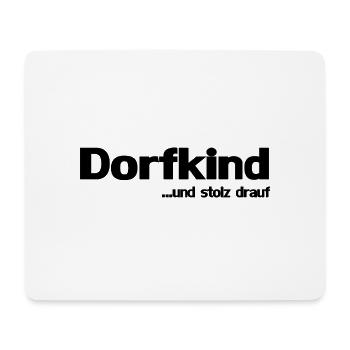 Dorfkind - Mousepad (Querformat) - Weiß - Vorne