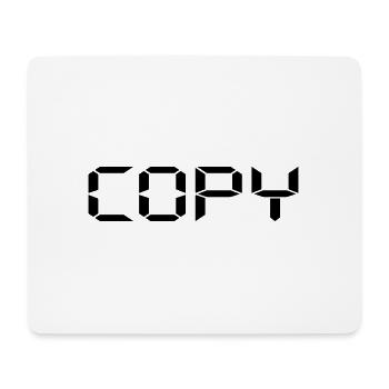 Copy Copy and Paste Vater Sohn Partner Shirt - Mousepad (Querformat) - Weiß - Vorne