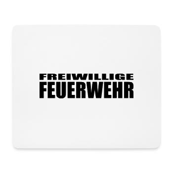 Feuerwehr - Mousepad (Querformat) - Weiß - Vorne