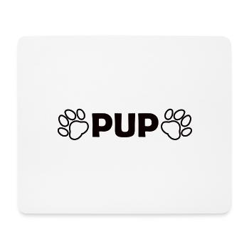 Pup Paws - Mouse Pad (horizontal) - white - Front