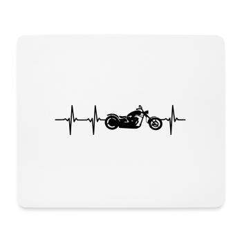 Motorrad T-Shirt Geschenk Idee Lustig Sprüche Love - Mousepad (Querformat) - Weiß - Vorne