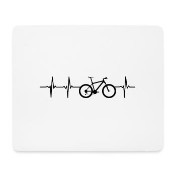Fahrrad T-Shirt Geschenk Idee Lustig Sprüche - Mousepad (Querformat) - Weiß - Vorne