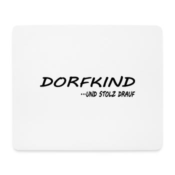Dorfkind - Mousepad (Querformat) - Weiß - Vorne