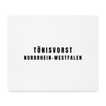 Tönisvorst, Rhénanie-du-Nord-Westphalie - Tapis de souris (format paysage) - blanc - Devant