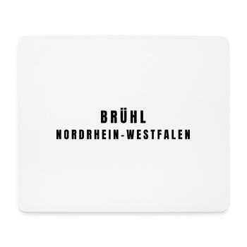 Brühl, Rhénanie-du-Nord-Westphalie - Tapis de souris (format paysage) - blanc - Devant