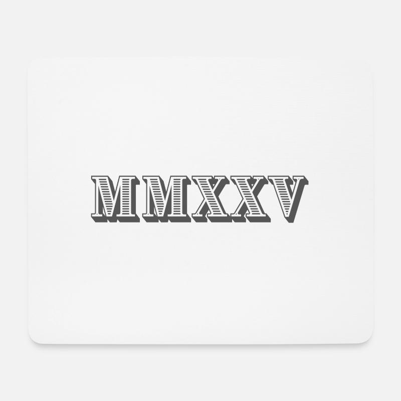 2025 - Mousepad (Querformat) - Weiß