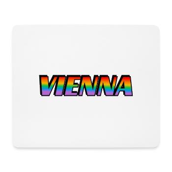 WIEN LGBTQ Pride Monat - Mousepad (Querformat) - Weiß - Vorne