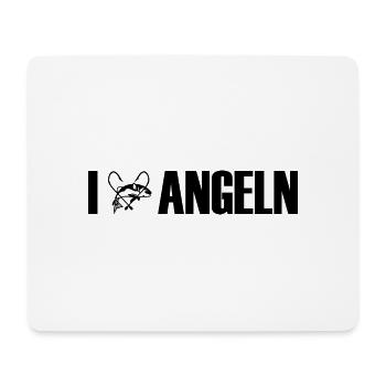 Angeln - Mousepad (Querformat) - Weiß - Vorne