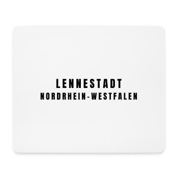 Lennestadt, Rhénanie-du-Nord-Westphalie - Tapis de souris (format paysage) - blanc - Devant