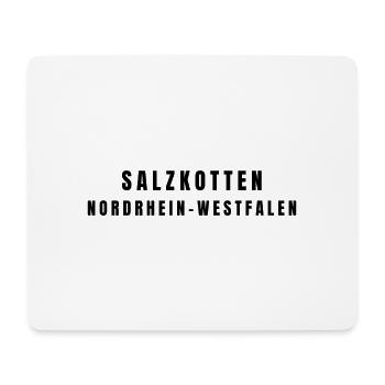 Salzkotten, Rhénanie-du-Nord-Westphalie - Tapis de souris (format paysage) - blanc - Devant