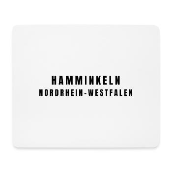 Hamminkeln, Rhénanie-du-Nord-Westphalie - Tapis de souris (format paysage) - blanc - Devant