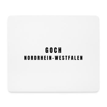 Goch, Rhénanie-du-Nord-Westphalie - Tapis de souris (format paysage) - blanc - Devant