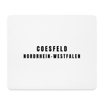 Coesfeld, Rhénanie-du-Nord-Westphalie - Tapis de souris (format paysage) - blanc - Devant