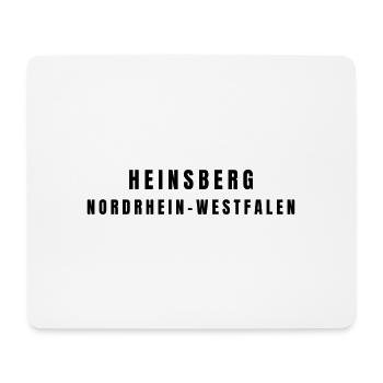 Heinsberg, Rhénanie-du-Nord-Westphalie - Tapis de souris (format paysage) - blanc - Devant