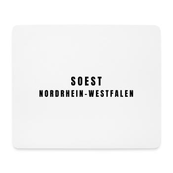 Soest, Rhénanie-du-Nord-Westphalie - Tapis de souris (format paysage) - blanc - Devant
