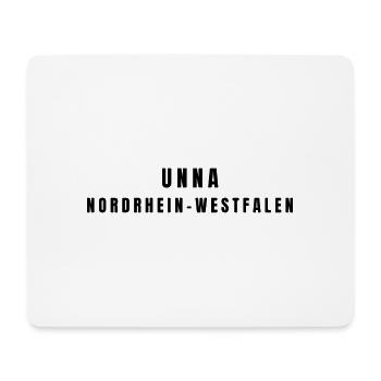 Unna, Rhénanie-du-Nord-Westphalie - Tapis de souris (format paysage) - blanc - Devant