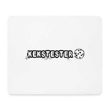 Kekstester Spruch mit Cookie - Mousepad (Querformat) - Weiß - Vorne
