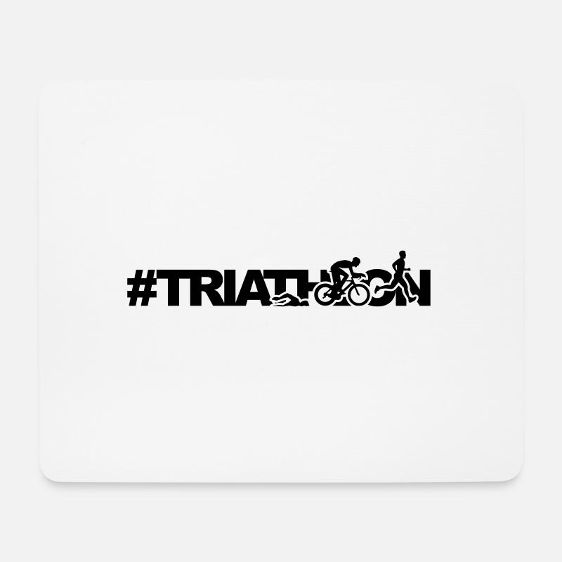 #TRIATHLON man - Mousepad (Querformat) - Weiß