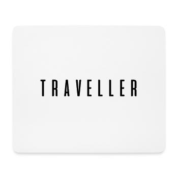 Voyageurs! Proverbes cadeaux - Tapis de souris (format paysage) - blanc - Devant
