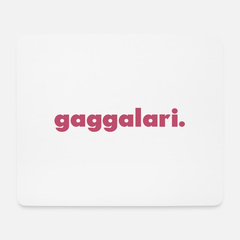 Gaggalari. - Mouse Pad (horizontal) - white