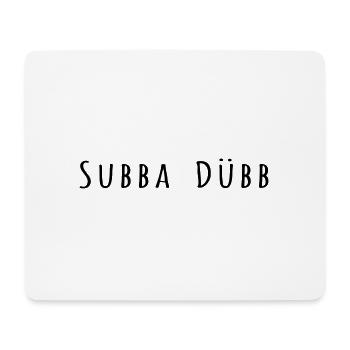 Subba Dübb - amatica - Mousepad (Querformat) - Weiß - Vorne