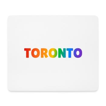 Fierté gaie LGBTQ arc-en-ciel de Toronto - Tapis de souris (format paysage) - blanc - Devant