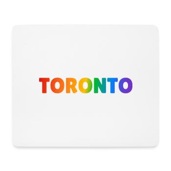 Toronto Regenbogen LGBTQ Gay Pride - Mousepad (Querformat) - Weiß - Vorne