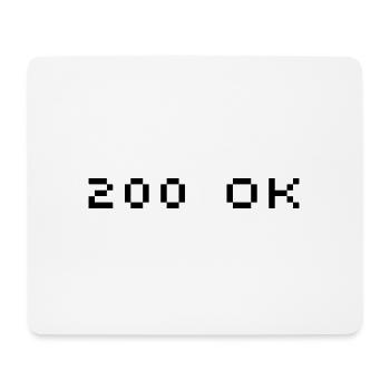 200 OK - Mouse Pad (horizontal) - white - Front