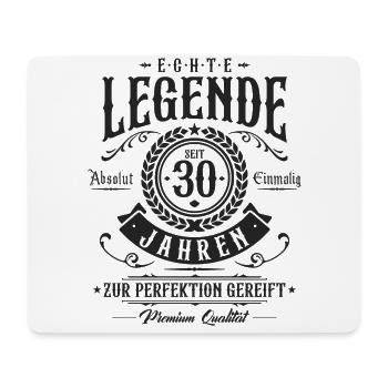 Legende seit 30 Jahren - 30 Geburtstag Geschenk - Mousepad (Querformat) - Weiß - Vorne