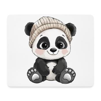 Panda Cute Cute Baby Kids Animal Bear Cartoon - Mouse Pad (horizontal) - white - Front