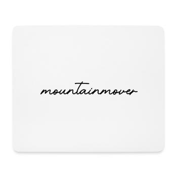 Mountainmover - Tapis de souris (format paysage) - blanc - Devant