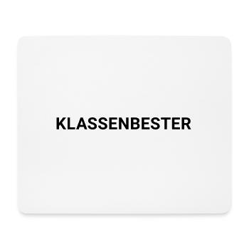 Klassenbester - Mousepad (Querformat) - Weiß - Vorne